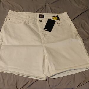 Lee Women's White Denim Shorts